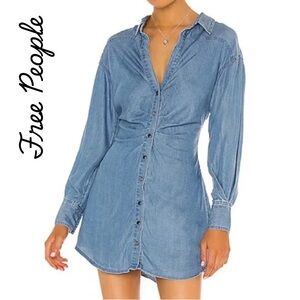 Free People Charlie Shirt Dress
